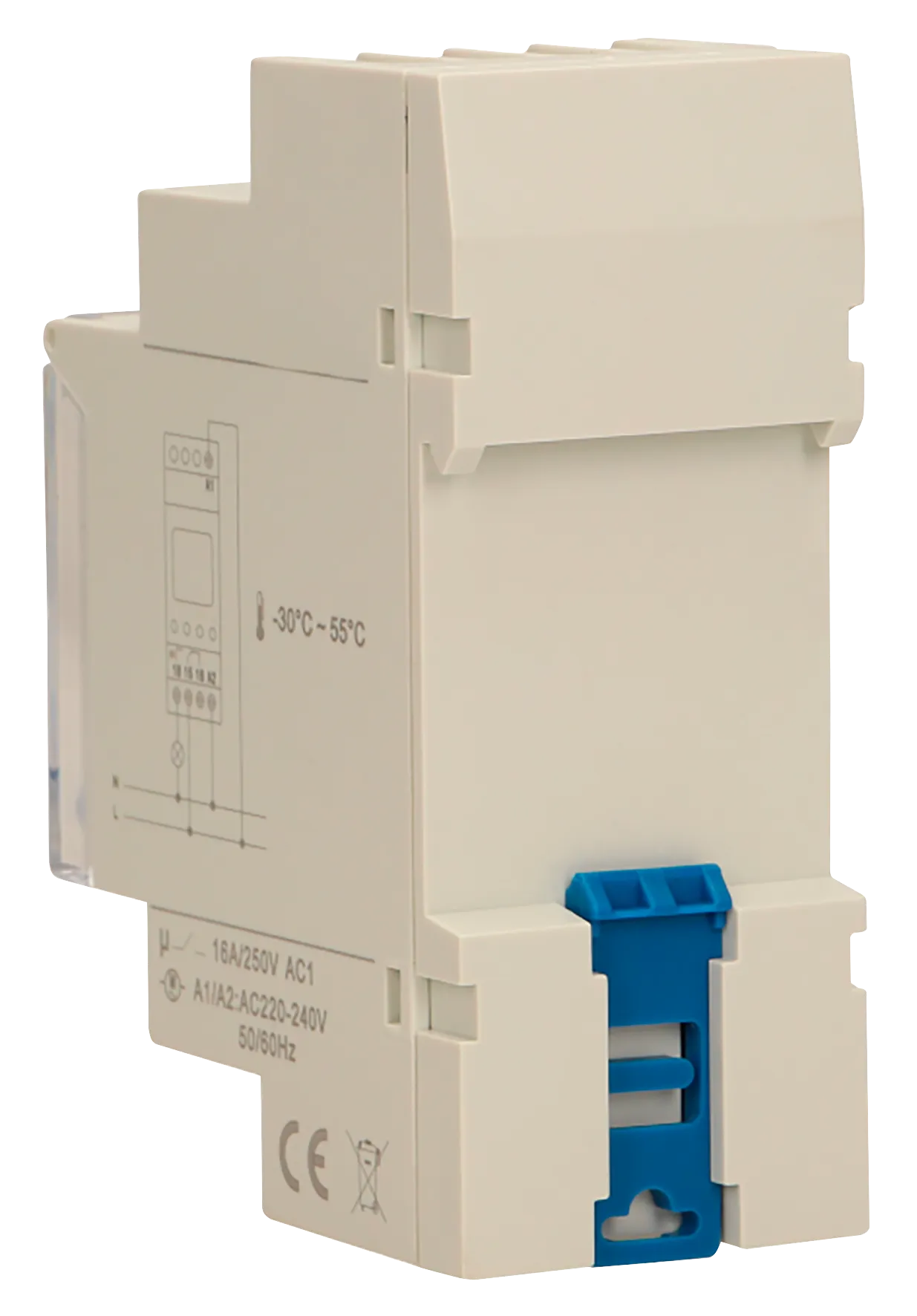 Digitale Zeitschaltuhr, 52 Programme, max. 2.300W, DIN TH-35mm – Bild 3