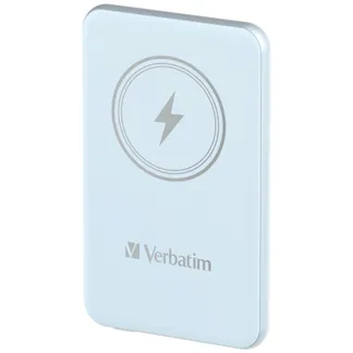 Verbatim Charge ’n‘ Go Lithium Polymer (LiPo) 5000 mAh Kabelloses Aufladen Blau Verbatim Charge ’n‘ Go Lithium Polymer (LiPo) 5000 mAh Kabelloses Aufladen Blau