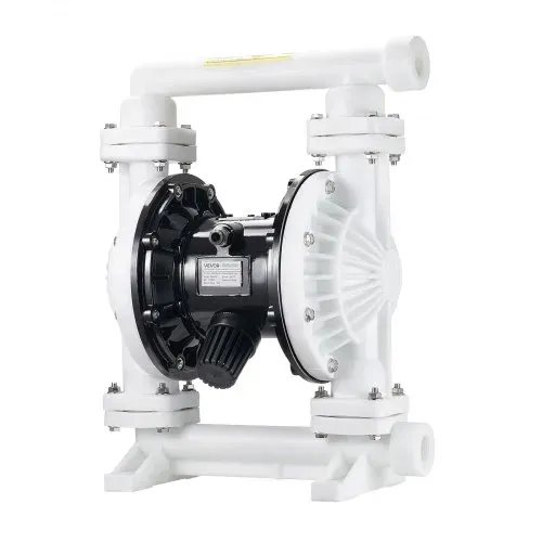 VEVOR Druckluft-Doppelmembranpumpe, 95 L/min, 25,4 mm Einlass & Auslass, pneumatische Altöl-Transferpumpe, max. 100 PSI, Polypropylengehäuse, luftbetrieben für Diesel, Fett, Kerosin, Benzin & Öl – Bild 10