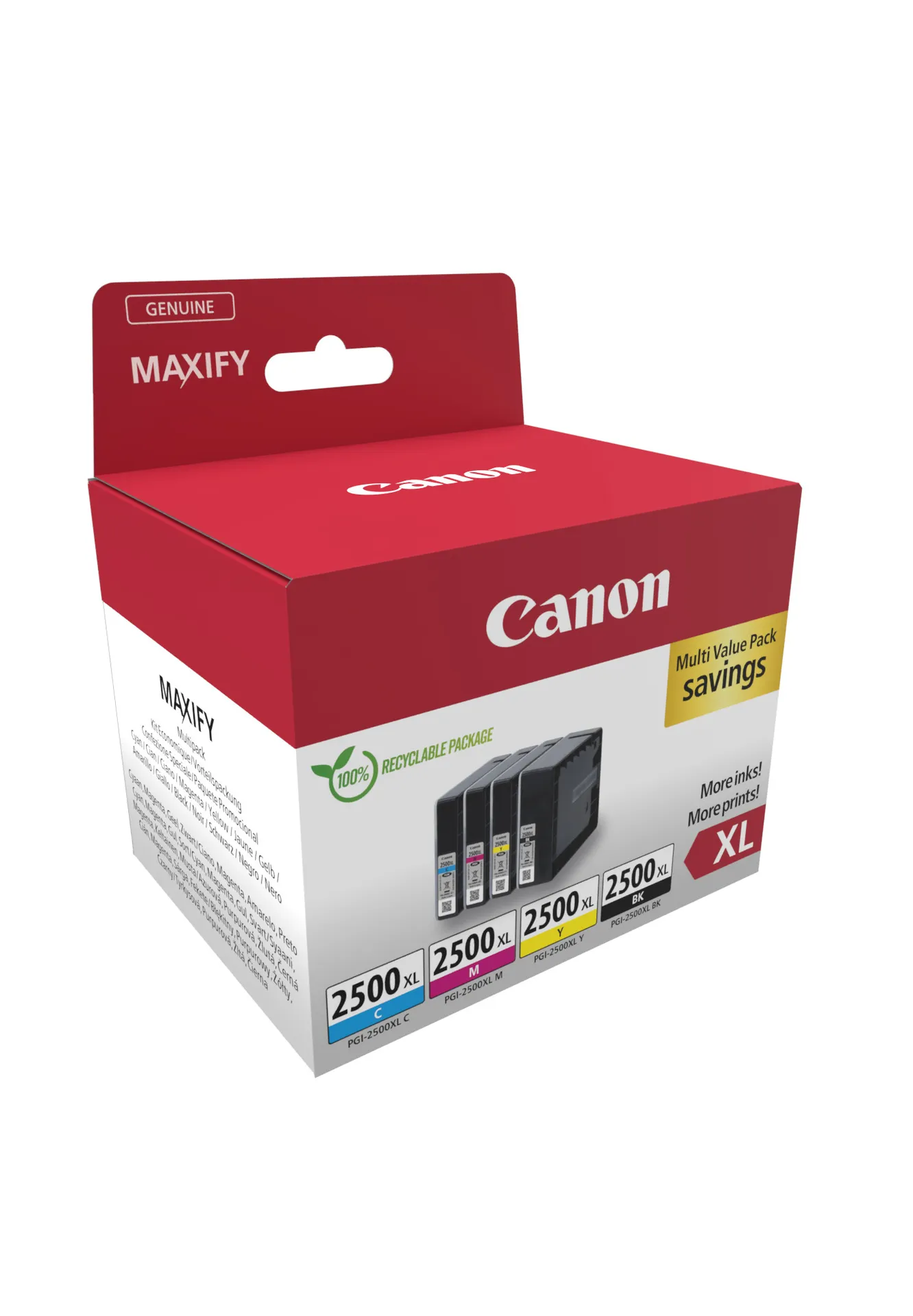 Canon PGI-2500XL BK/C/M/Y Multipack – Bild 2