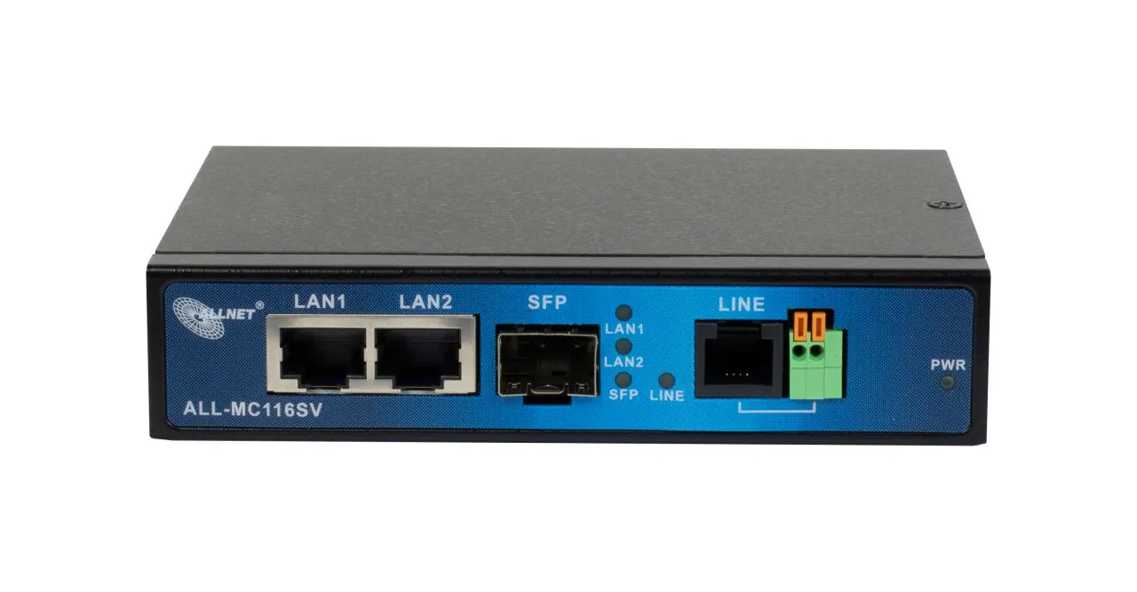 ALLNET ISP Bridge Modem VDSL2 mit Vectoring/Point-to-Point Slave-Modem "unmanaged "ALL-MC116SV-VDSL2" – Bild 3