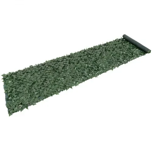 VEVOR Sichtschutzzaun 990x5020mm künstlicher grüner Wandschirm Efeuzaun mit Netzgeweberückseite und verstärkter Verbindung, künstliche Hecken mit Weinblättern als Dekoration für Garten Hof Balkon – Bild 10