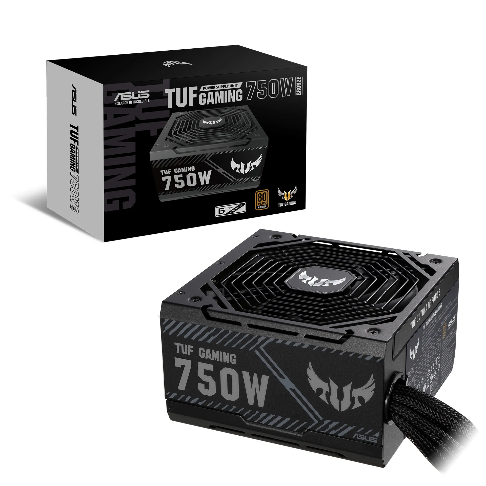 ASUS TUF-GAMING-750B Netzteil 750 W 20+4 pin ATX ATX Schwarz – Bild 7