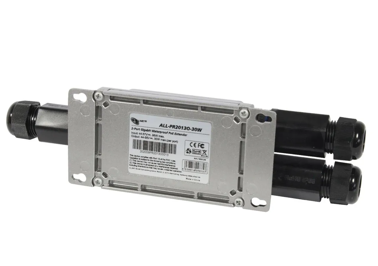 ALLNET PoE Extender Repeater Outdoor IP67 IEEE802.3BT IN - AT Out, ALL-PR2013Ov2-30W – Bild 6
