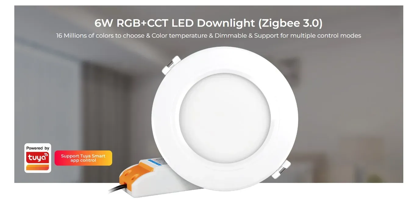 MiBoxer FUT068ZR LED Panel Rund 6W RGB-WW (RGB-CCT) mit Zigbee 3.0 und 2,4G MiBoxer FUT068ZR LED Panel Rund 6W RGB-WW (RGB-CCT) mit Zigbee 3.0 und 2,4G