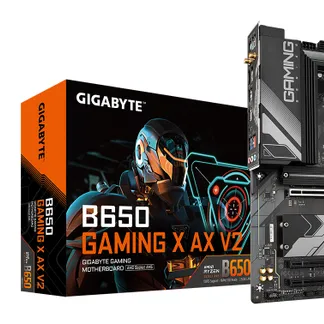 GIGABYTE B650 GAMING X AX V2 Mainboard – AMD Ryzen 9000er-Serie, 8+2+2 Phasen VRM, bis zu 8000 MHz DDR5 (OC), 1xPCIe 5.0 + 2xPCIe 4.0 M.2, 2,5 GbE LAN, WIFI 6E, USB 3.2 Gen 2 GIGABYTE B650 GAMING X AX V2 Mainboard – AMD Ryzen 9000er-Serie, 8+2+2 Phasen VRM, bis zu 8000 MHz DDR5 (OC), 1xPCIe 5.0 + 2xPCIe 4.0 M.2, 2,5 GbE LAN, WIFI 6E, USB 3.2 Gen 2