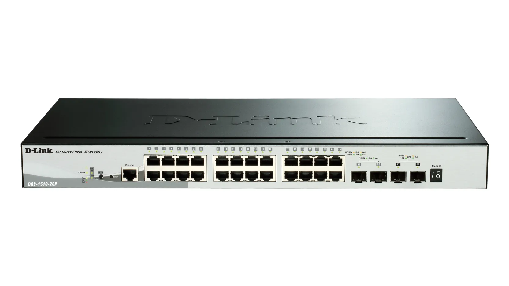 D-Link DGS-1510-28P Netzwerk-Switch Managed L3 Gigabit Ethernet (10/100/1000) Power over Ethernet (PoE) Schwarz D-Link DGS-1510-28P Netzwerk-Switch Managed L3 Gigabit Ethernet (10/100/1000) Power over Ethernet (PoE) Schwarz