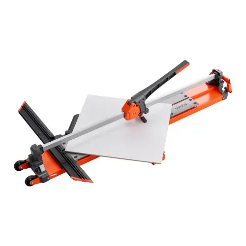 VEVOR Fliesenschneider 1200 mm, Fliesenschneidmaschine mit Federbelasteter Basis & Verstellbarem Winkelanschlag, Wolframkarbid-Schneidscheibe, Präzisions-Ausrichtungshilfe, für Keramikfliesen – Bild 10