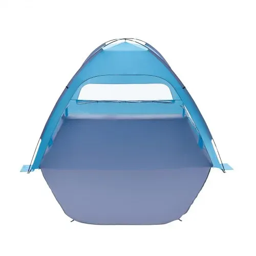 VEVOR Strandmuschel Sonnenschutz für 8 Personen, UPF 50+ Schutz, Tragbares Strandzelt mit Tragetasche & Bodenverankerungen, Leichter Strandsonnenschirm für Camping Angeln Picknick, Sonnenzelt – Bild 9