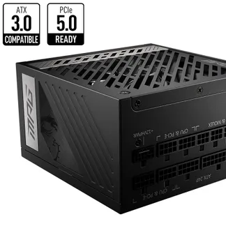 MSI MPG A850G PCIE5 Netzteil 850 W 24-pin ATX ATX Schwarz MSI MPG A850G PCIE5 Netzteil 850 W 24-pin ATX ATX Schwarz