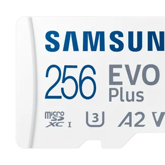 Samsung EVO Plus microSD-Speicherkarte (2024) (inkl. SD Adapter) – 256 GB Samsung EVO Plus microSD-Speicherkarte (2024) (inkl. SD Adapter) – 256 GB