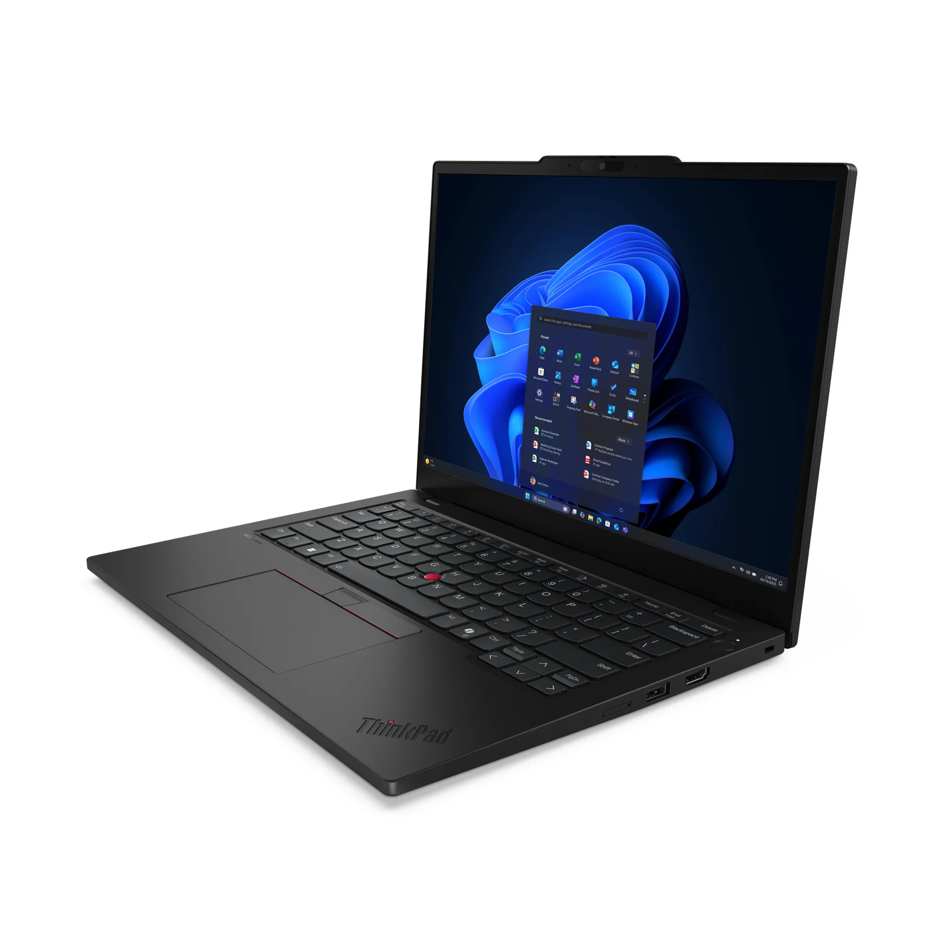 Lenovo ThinkPad L13 Gen 6 (Intel) Intel Core Ultra 5 225U Laptop 33,8 cm (13.3") WUXGA 16 GB LPDDR5x-SDRAM 512 GB SSD Wi-Fi 6E (802.11ax) Windows 11 Pro Deutsch Schwarz – Bild 4