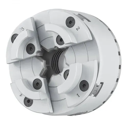 VEVOR KP2-3/4 Drehbankfutter 4-Backen φ70mm Backenfutter aus 45# Klemmbereich 30–47mm Spannfutter-Innengewinde 1x8 TPI Drehbank Ausrichtungsgenauigkeit ≤0,3mm Drechselfutter Drehmaschinenfutter – Bild 9