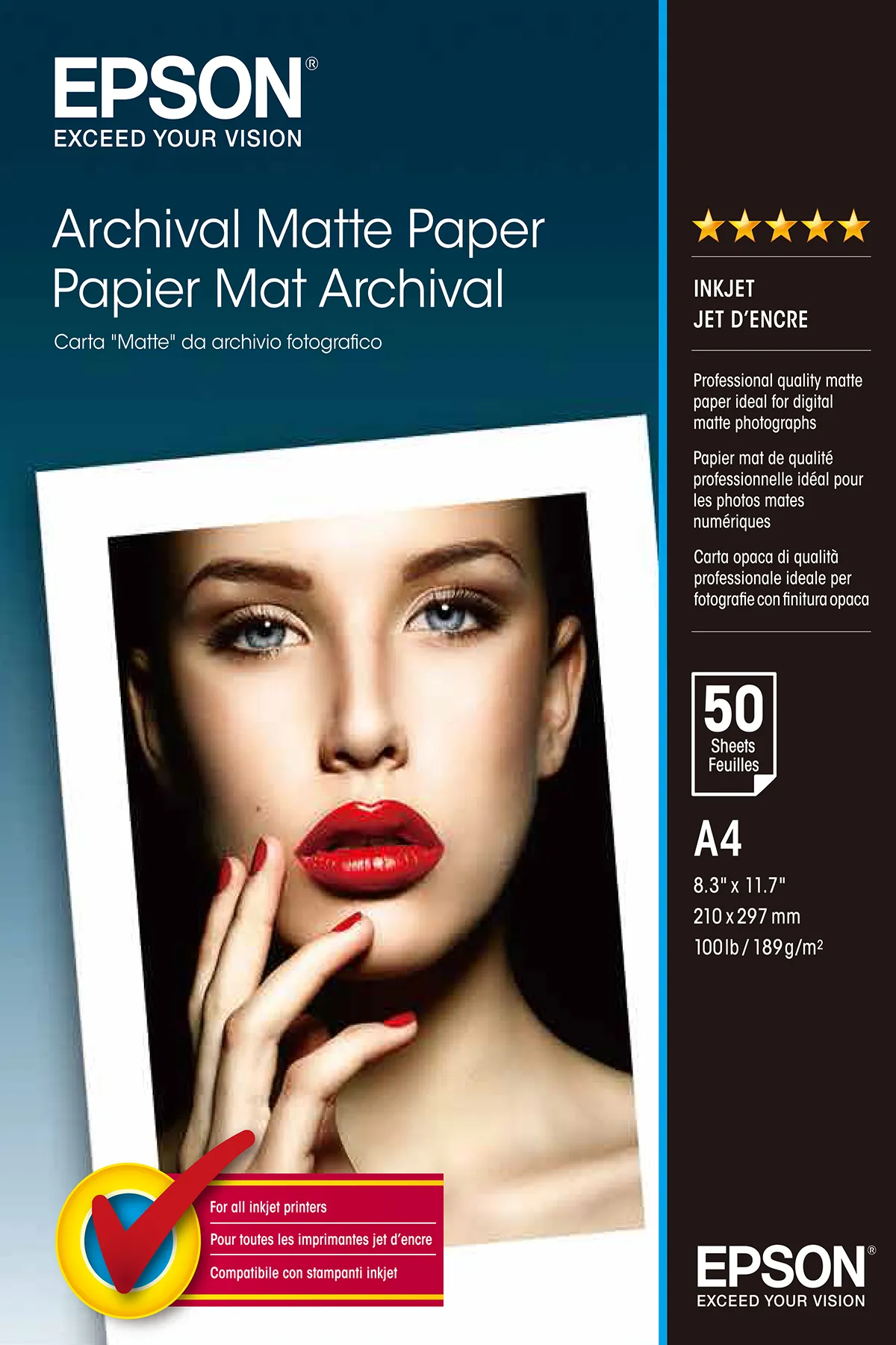 Epson Archival Matte Paper – A4 – 50 Blätter Epson Archival Matte Paper – A4 – 50 Blätter