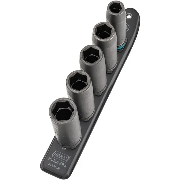 SmartRail 1/2″ Schlag-, Maschinenschrauber-Einsatz-Satz Sechskant, 5-teilig, Steckschlüssel SmartRail 1/2″ Schlag-, Maschinenschrauber-Einsatz-Satz Sechskant, 5-teilig, Steckschlüssel
