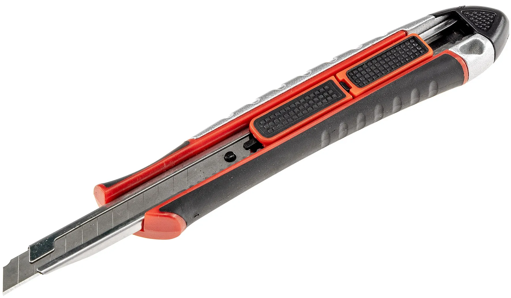 Sicherheits-Abbrechmesser 9mm Klinge Metallschaft, Feder-Rückzugsmechanismus Sicherheits-Abbrechmesser 9mm Klinge Metallschaft, Feder-Rückzugsmechanismus