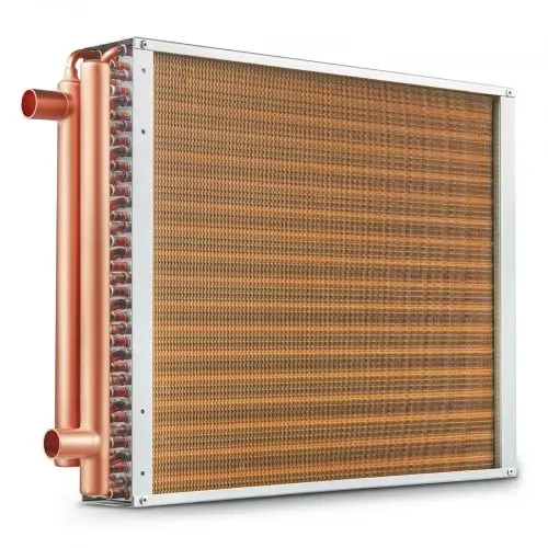 VEVOR Wärmetauscher Wasser-Luft, 45,72 x 50,8 cm mit 3-reihigen 9,53 mm Kupferanschlüssen, 242 Aluminiumlamellen Wärmetauscher für Holzöfen, Heizung und Kühlung im Wohnbereich und Warmluftheizung VEVOR Wärmetauscher Wasser-Luft, 45,72 x 50,8 cm mit 3-reihigen 9,53 mm Kupferanschlüssen, 242 Aluminiumlamellen Wärmetauscher für Holzöfen, Heizung und Kühlung im Wohnbereich und Warmluftheizung