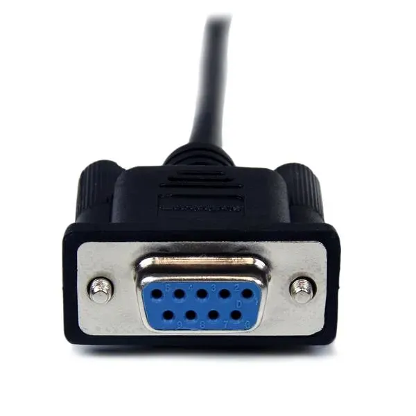 StarTech.com 2m Seriell DB9 RS-232 Nullmodemkabel - Schwarz - St/Bu – Bild 3
