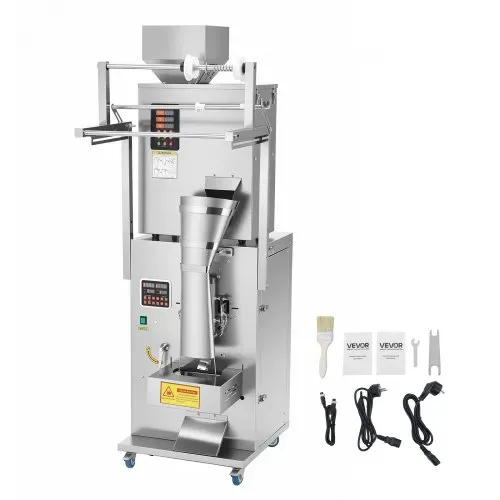 VEVOR Pulververpackungsfüllmaschine Vollautomatische Abfüllmaschine 10-500g, Intelligentes Wiegen Abfüllen & Abpacken, Edelstahl, Bodenaufstellung, Ideal für Nüsse Samen Tee Kaffeebohnen Gewürze Mehl – Bild 8