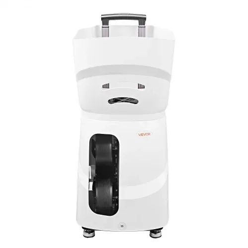 VEVOR Tennisballmaschine Max. 121 km/h Tischballwerfer 110 Ballkapazität, mit Spin-Steuerung, App-Steuerung, 2 Trainingsmodi, 4 Stunden Akkulaufzeit, Ausziehbarem Griff, Rollen und Kunststoffgehäuse – Bild 8