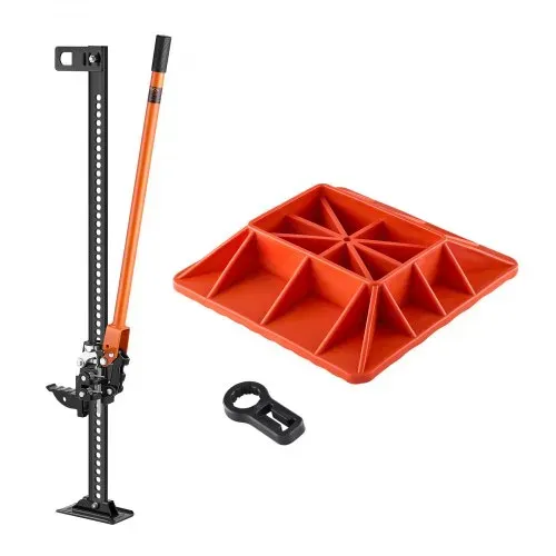 VEVOR Farm Wagenheber Offroad mit Sockel High Lift Farm Jack (3,18 t) Offroad-Nutzwagenheber, Stoßstangenheber Hochleistungshebebühnen mit 130,1–1079,5 mm Hubbereich für Traktor Lkw SUV VEVOR Farm Wagenheber Offroad mit Sockel High Lift Farm Jack (3,18 t) Offroad-Nutzwagenheber, Stoßstangenheber Hochleistungshebebühnen mit 130,1–1079,5 mm Hubbereich für Traktor Lkw SUV