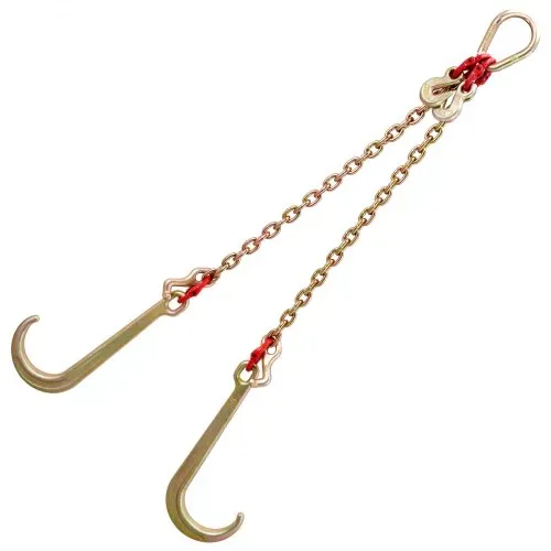 VEVOR 8 mm×30 cm G80 V-Kettenzaum mit 2 Beinen und 38 cm großen J-Haken und T-Haken – Bild 10