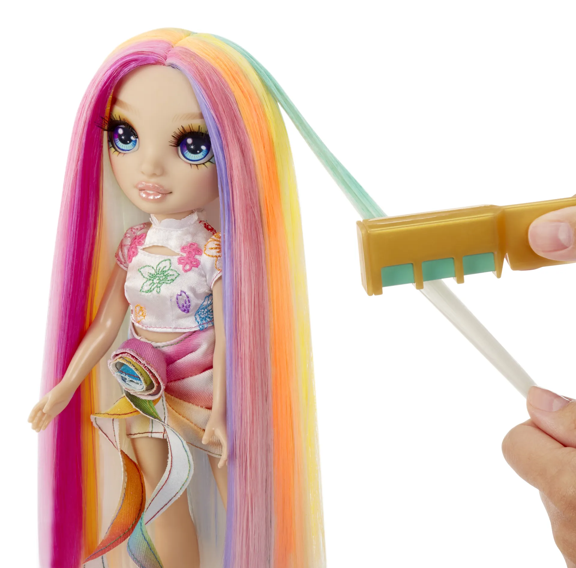 Rainbow High Hair Chalk & Style Doll- Amaya (Rainbow) – Bild 5