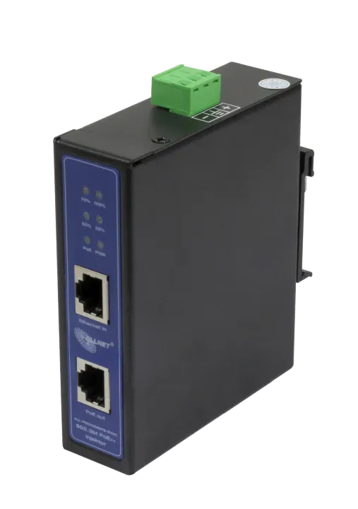 ALLNET PoE Injektor Industrial MultiGigabit • PoE BT mit Power-Booster (15,4W/30W/90W) • DIN • ALLNET PoE Injekt Metallgehäuse • ALL-PI2015MGPB-BT90 ALLNET PoE Injektor Industrial MultiGigabit • PoE BT mit Power-Booster (15,4W/30W/90W) • DIN • ALLNET PoE Injekt Metallgehäuse • ALL-PI2015MGPB-BT90