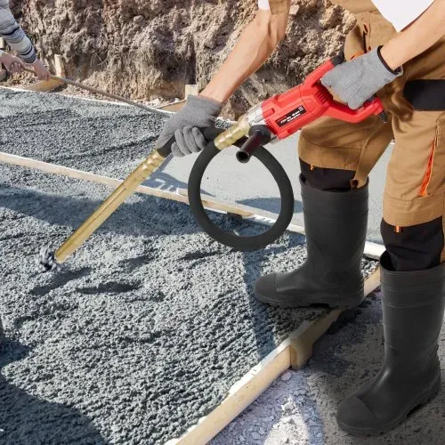 VEVOR Hand-Betonrüttler, 800 W elektrischer Rüttler 4000 U/min, elektrisches Betonrüttlerwerkzeug mit 1,5 m Schaftstange, tragbarer Bleistift-Zementrüttler zum Entfernen von Luftblasen und Mischen von Beton – Bild 7