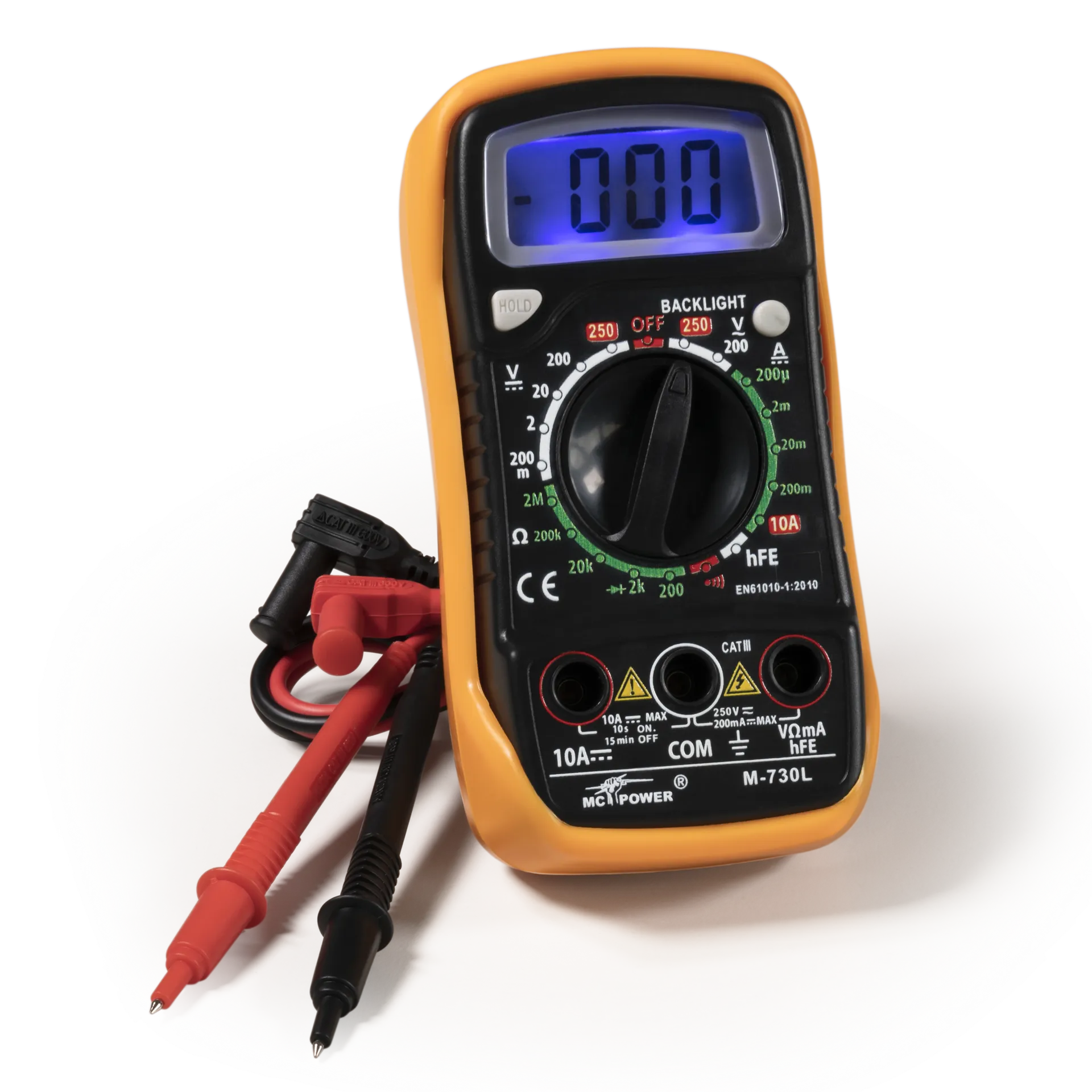 Digitalmultimeter McPower “M-730L“, DataHold-Funktion, Beleuchtung Digitalmultimeter McPower “M-730L“, DataHold-Funktion, Beleuchtung