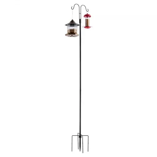 VEVOR Schäferhaken 8er-Pack, Hirtenhaken 195 cm, Garten Doppelhaken Laternenstab, 1,9 cm dicke Gartenhaken zum Aufhängen von Kolibri-Futterspendern, Pflanzenkörben, Solarlaternen, Windspielen – Bild 8