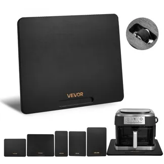 VEVOR Gleitbrett, 33×40,6 cm, Brett mit Gummirädern und hohlem Griff, leicht zu reinigen, Slider-Brett, Geräte-Rollbrett, leicht bewegliche Unterlage für Kaffeemaschine, Küchenmaschine, Schwarz VEVOR Gleitbrett, 33×40,6 cm, Brett mit Gummirädern und hohlem Griff, leicht zu reinigen, Slider-Brett, Geräte-Rollbrett, leicht bewegliche Unterlage für Kaffeemaschine, Küchenmaschine, Schwarz