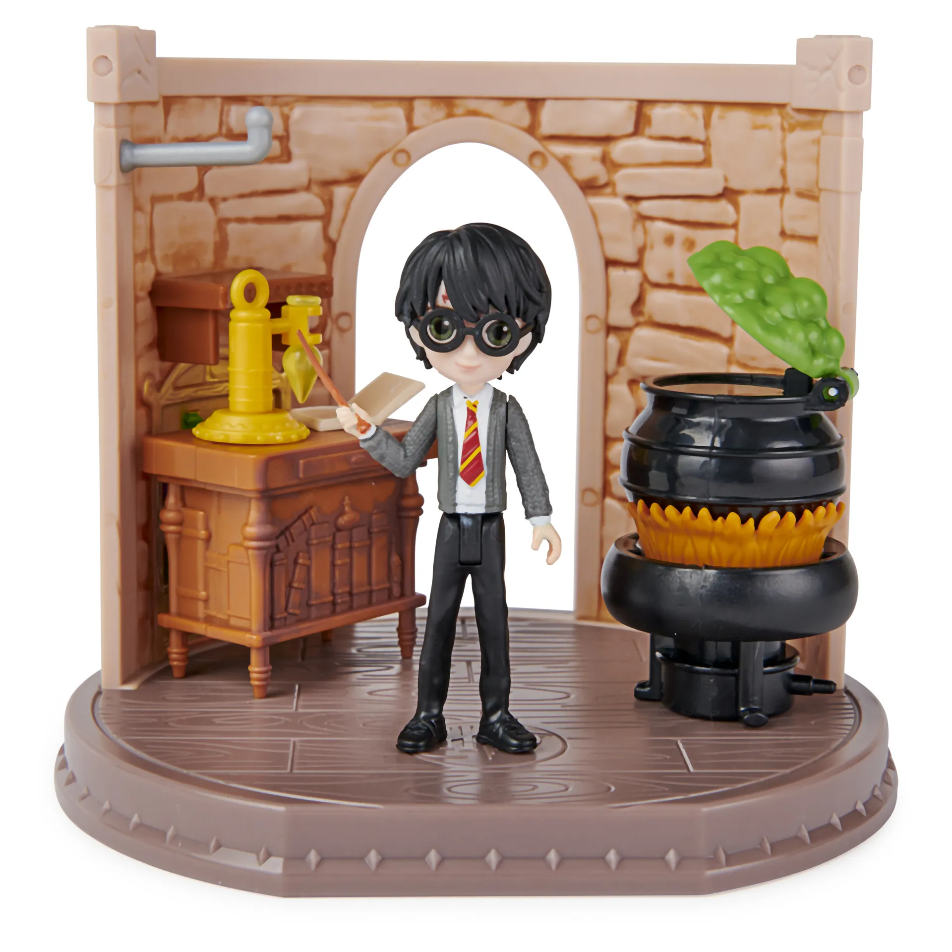 Wizarding World Harry Potter – Hogwarts Zaubertränke Klassenzimmer Spielset mit exklusiver Harry Potter Sammelfigur Wizarding World Harry Potter – Hogwarts Zaubertränke Klassenzimmer Spielset mit exklusiver Harry Potter Sammelfigur