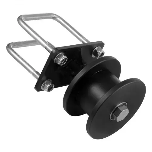 VEVOR Schiebetor-Set 150x293,6mm, Rolltor-Hardware-Set mit H-förmiger Radnut für freitragende Schiebetore und Rolltüren, Schiebetorrollen mit 4 Schienenrädern, Hochleistungs-Gleitrolle, Schwarz – Bild 9