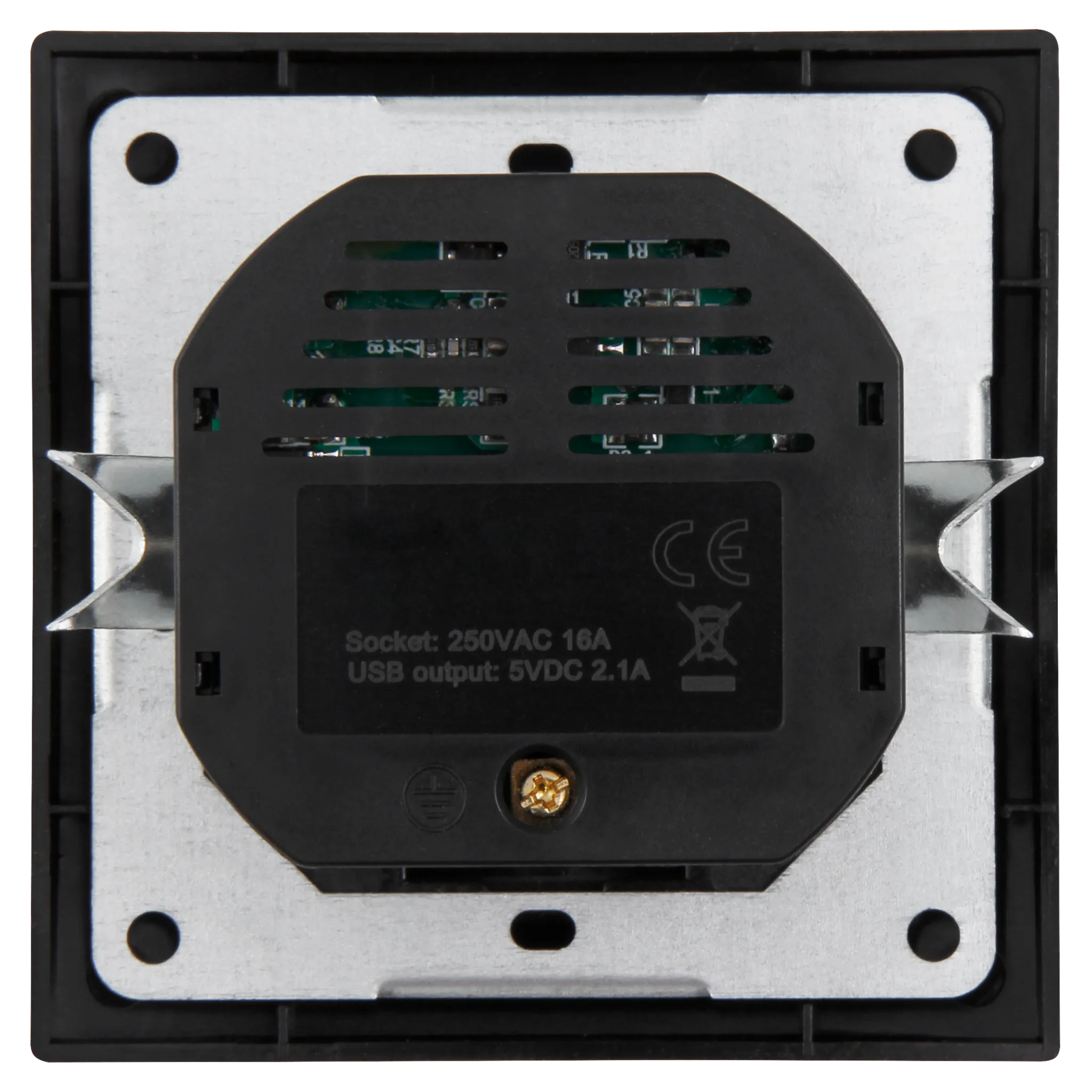 Schutzkontakt-Steckdose mit 2x USB McPower ''Flair'' 250V~/16A, 5V/2,1A, 12er-Pack – Bild 3