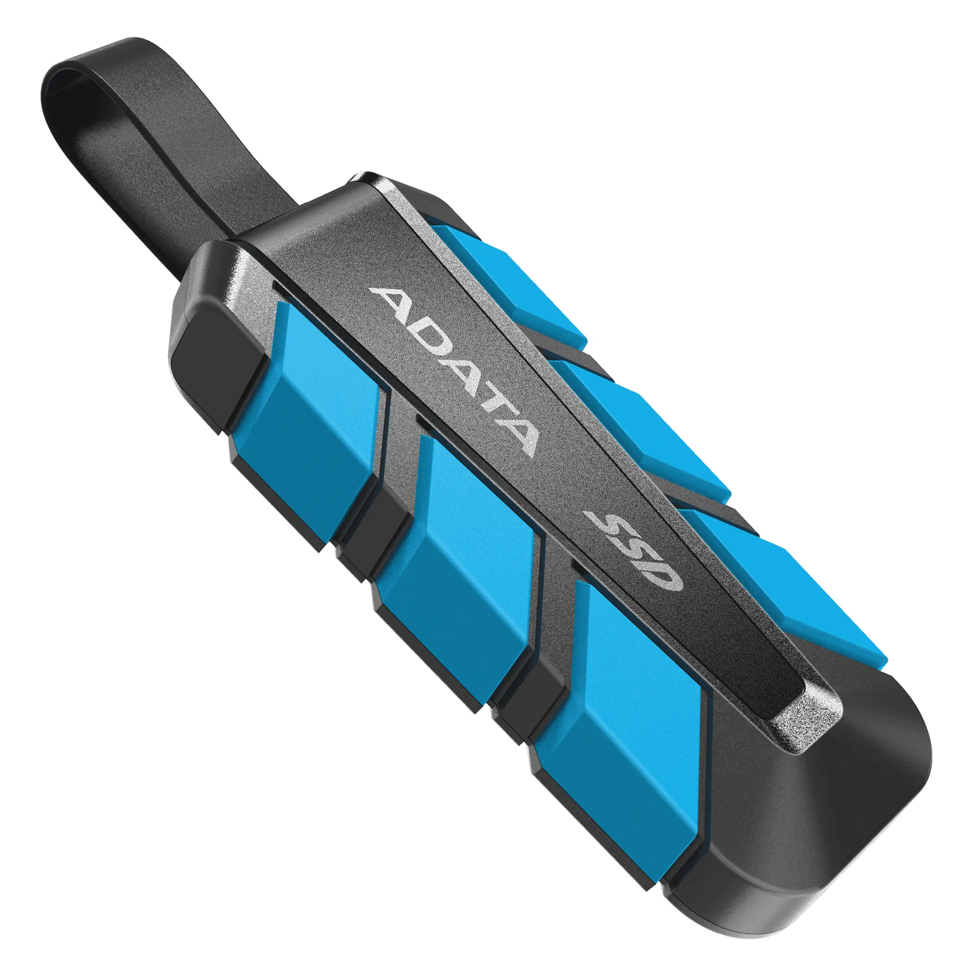 ADATA Externe SSD SC740 2TB Plug&Go blue 1050/1000 MIL.STD USB Typ-C 3.2 Gen 2 (3.1 Gen 2) Schwarz, Blau – Bild 3