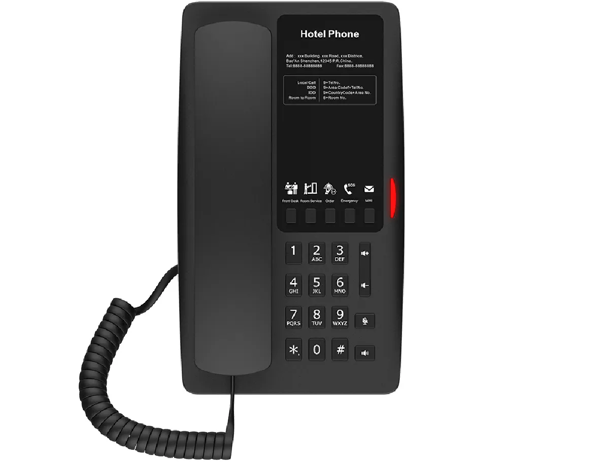 Fanvil H4, H4 Black Hospitality Phone / – Bild 2