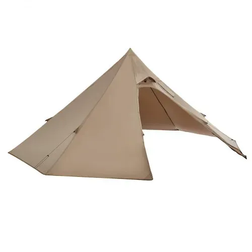 VEVOR Tipi Zelt für 2 Personen, tragbares Winterzelt mit Ofenanschluss, Campingzelte, leichte 4-Jahreszeiten-Schutzzelte, Firstzelt, zum Wandern, Angeln und Rucksackreisen, Größe S – Bild 8