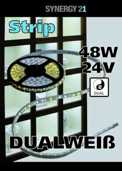 Synergy 21 LED Flex Strip 3528 - 120 DW (CCT) DC24V 36W pro Farbe IP20 – Bild 4