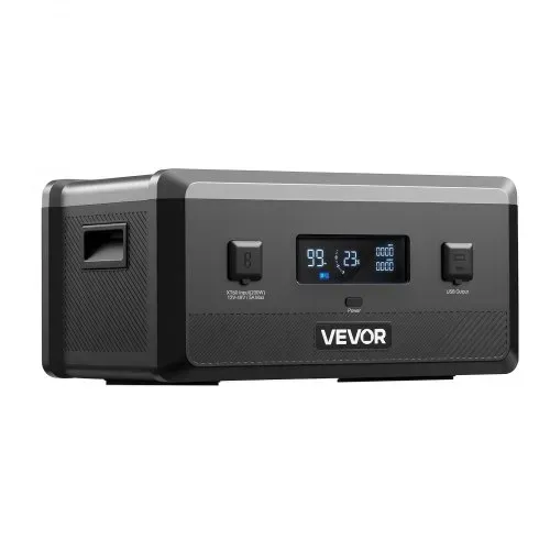 VEVOR Zusatzakku für tragbare Powerstation, 2160 Wh LiFePO4-Erweiterungsakku mit 3 Anschlüssen, für Zuhause, Camping, Roadtrips, Wohnmobile und Notfälle (Powerstation & Solarpanel NICHT enthalten) – Bild 8