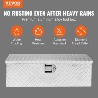 VEVOR 762 x 330 x 244 mm Werkzeugkasten für Lkw-Ladefläche, Abschließbar 64 L Truckbox Werkzeugbox Aufbewahrungs-Werkzeugkasten, 30 kg Tragfähigkeit Werkzeugkiste Organizer für Wohnmobil, PKW usw. VEVOR 762 x 330 x 244 mm Werkzeugkasten für Lkw-Ladefläche, Abschließbar 64 L Truckbox Werkzeugbox Aufbewahrungs-Werkzeugkasten, 30 kg Tragfähigkeit Werkzeugkiste Organizer für Wohnmobil, PKW usw.