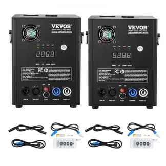 VEVOR 2x Funkenmaschine 500 W Pyrotechnikmaschine Aluminiumlegierung Feuerwerksmaschine DMX Controller Einstellbar 2–4m Cold Spark Machine 7 min pro Nachladen Ideal für Hochzeit, DJ Show, Partys VEVOR 2x Funkenmaschine 500 W Pyrotechnikmaschine Aluminiumlegierung Feuerwerksmaschine DMX Controller Einstellbar 2–4m Cold Spark Machine 7 min pro Nachladen Ideal für Hochzeit, DJ Show, Partys