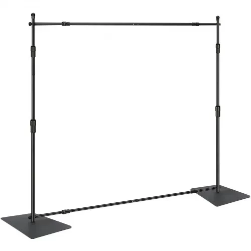 VEVOR Fotohintergrund Professioneller Fotografie Hintergrund 3048 x 3048 mm Hintergrundstoffgröße Studio-Requisiten Hintergrund Verstellbar, Pfeifen- und Vorhangständer Hochzeiten, Party-Setups – Bild 8