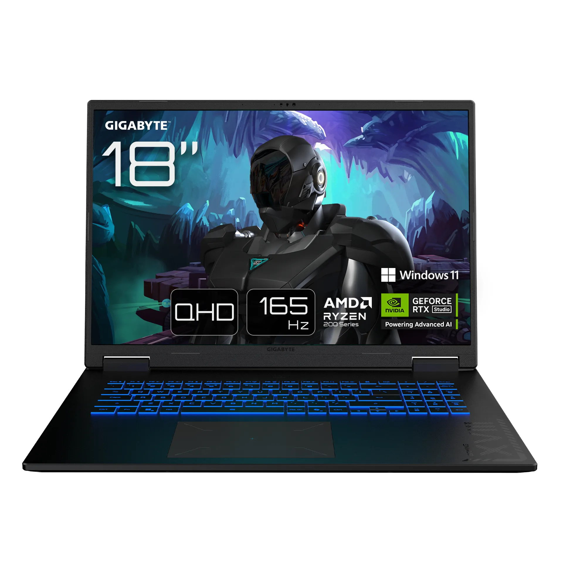 GIGABYTE GAMING A18 Laptop – 18“, 165Hz WQXGA, AMD Ryzen 7 260, RTX 5060, 32GB DDR5 5600MHz, 1TB Gen4 SSD, Windows 11 Home, 2 Jahre Garantie, Dolby Atmos, GAMING A18 3VHK3DEC64SH GIGABYTE GAMING A18 Laptop – 18“, 165Hz WQXGA, AMD Ryzen 7 260, RTX 5060, 32GB DDR5 5600MHz, 1TB Gen4 SSD, Windows 11 Home, 2 Jahre Garantie, Dolby Atmos, GAMING A18 3VHK3DEC64SH