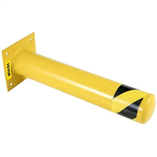 VEVOR Sicherheitspoller Stahlpollerpfosten 106,68 cm H 11,43 cm D Gelbe Schilder Rohrstahlbarriere – Bild 10
