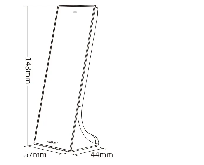 MiBoxer Y3-W LED Fernbedienung 2,4GHz RGB-WW (RGB-CCT) 3 Zonen vertikal (w) – Bild 3