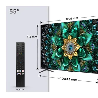 TCL Q6C 55Q6C Fernseher 139,7 cm (55″) 4K Ultra HD Smart-TV WLAN Metallisch TCL Q6C 55Q6C Fernseher 139,7 cm (55″) 4K Ultra HD Smart-TV WLAN Metallisch