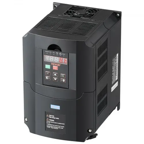 VEVOR Frequenzumrichter VFD 10 PS, 7,5 kW, 35 A, 1- oder 3-phasiger 220-V-Eingang auf 3-phasigen 220-V-Ausgang, 40-60-Hz-Eingang, 0-400-Hz-Ausgang, VFD für Spindelmotor-CNC-Drehzahlregelung – Bild 10