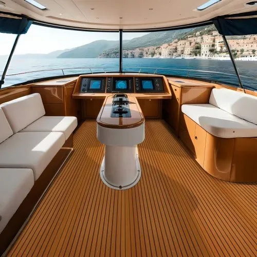 VEVOR Bootsbodenbelag, EVA-Schaum-Bootsdeck 2400 x 1160 x 6 mm, rutschfester selbstklebender Bodenbelag, 27840 cm² großer Marineteppich für Boote, Yachten, Pontons, Kajakdecks – Bild 7