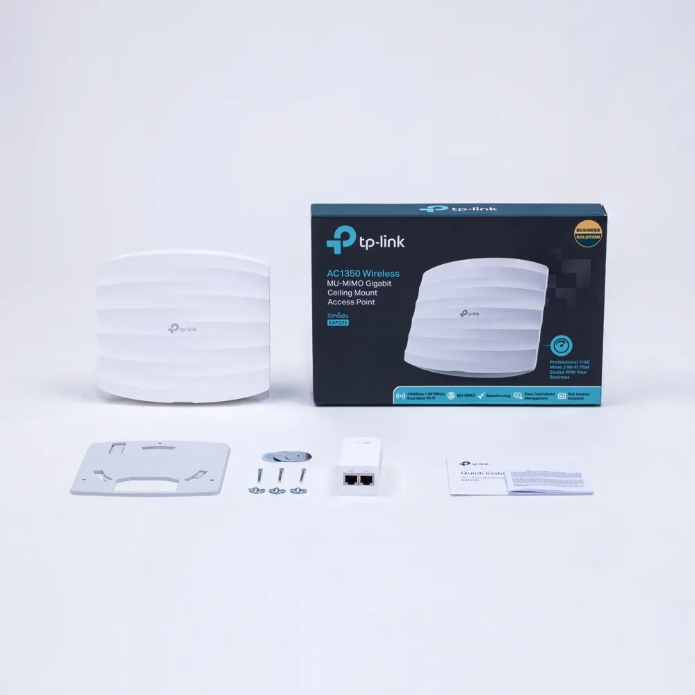 TP-Link Omada EAP225 WLAN Access Point 1350 Mbit/s Weiß Power over Ethernet (PoE) – Bild 6